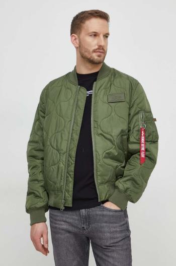 Bunda Alpha Industries MA-1 ALS pánska, zelená farba, prechodná