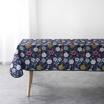 Douceur d intérieur  NAPPE RECTANGLE 150 x 240 CM POLYESTER IMPRIME LILY BLEU  Obrusy Modrá