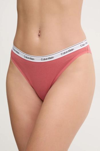 Nohavičky Calvin Klein Underwear oranžová farba, 000QD5044E