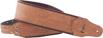 RightOnStraps B-Cork Gitarový pás Brown