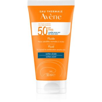 Avène Sun Fluid Ultra-Light opaľovací fluid na tvár SPF 50+ 50 ml