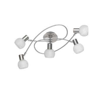 Stropné osvetlenie Reality Antibes nikel R60175007