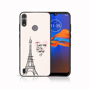 MY ART Silikónový kryt Motorola Moto E6s PARIS (057)