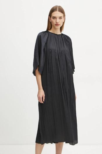 Šaty Day Birger et Mikkelsen Sophia čierna farba, midi, oversize, DAY65243549