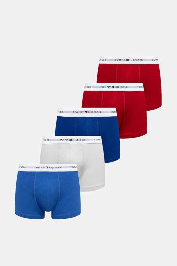 Boxerky Tommy Hilfiger 5-pak pánske, biela farba, UM0UM03432