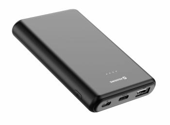 Power bank Swissten Power Line Power Bank 5000 mAh 20W Power Delivery fekete