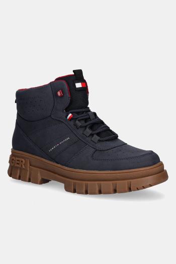 Detské zimné topánky Tommy Hilfiger tmavomodrá farba, T3X5-34129