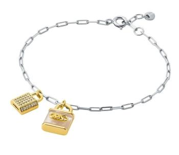 Michael Kors Štýlový bicolor náramok so zirkónmi a perleťou Premium MKC1742TL931