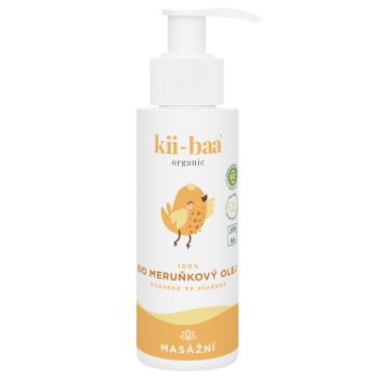 kii-baa organic Masážny Bio Marhuľový olej 100 ml