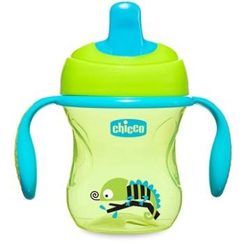 Chicco hrnček Training s držadlami 200 ml, zelený, 6 mes.+ (06921.200G)