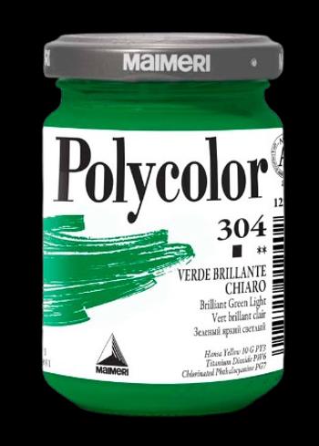 MAIMERI POLYCOLOR - Jemné vinylové farby 304 - brilliant green light, 140 ml