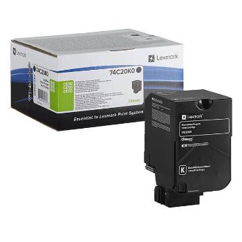 Lexmark 74C20K0 čierny (black) originálny toner