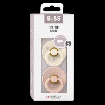 BIBS Colour Cumlíky z prírodného kaučuku Ivory/Blush veľkosť 3 2 ks