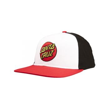 Santa Cruz  Classic dot snapback  Šiltovky Biela