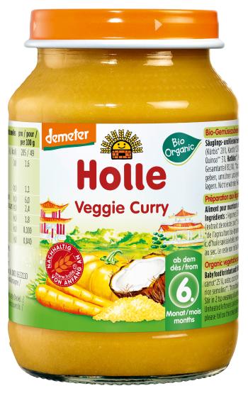 HOLLE bio detská desiata Vegetariánske kari 190 g