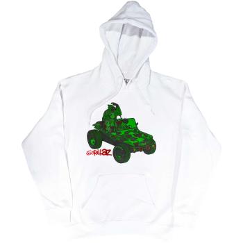 Gorillaz mikina Green Jeep Biela XXL