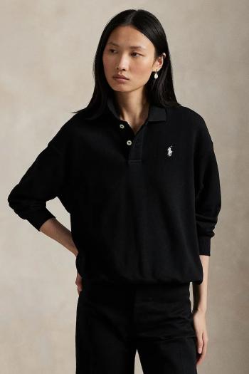Mikina Polo Ralph Lauren čierna farba, jednofarebné, 211965097