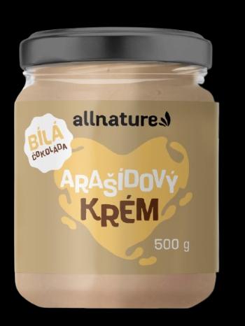 ALLNATURE Arašidový krém s bielou čokoládou 500 g