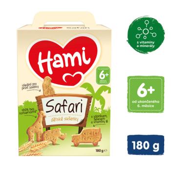 Hami sušienky Safari 180 g,HAMI Sušienky detské Safari 180 g