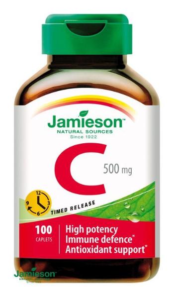 Jamieson Vitamin C 500 mg 100 tbl s postupným uvoľňovaním