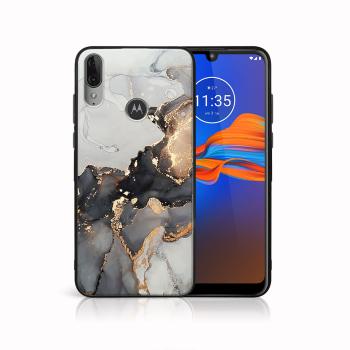 MY ART Silikónový obal Motorola Moto E6 Plus GREY MARBLE (140)