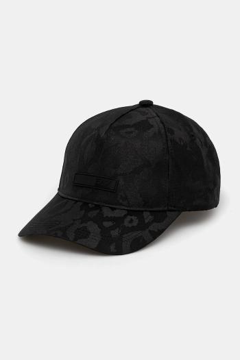 Šiltovka EA7 Emporio Armani čierna farba, s nášivkou, AF13032.7W000330