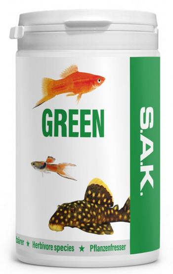 SAK green extrudované krmivo pre akváriové ryby 300ml veľkosť 4