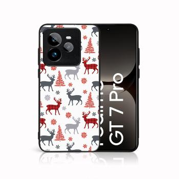 MY ART Kryt s vianočným dizajnom Realme GT 7 Pro 5G DEER (068)