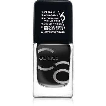 Catrice ICONAILS lak na nechty odtieň 20 Black To The Routes 10,5 ml