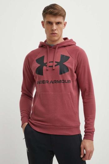 Mikina Under Armour 1357093-652, pánska, bordová farba, s potlačou