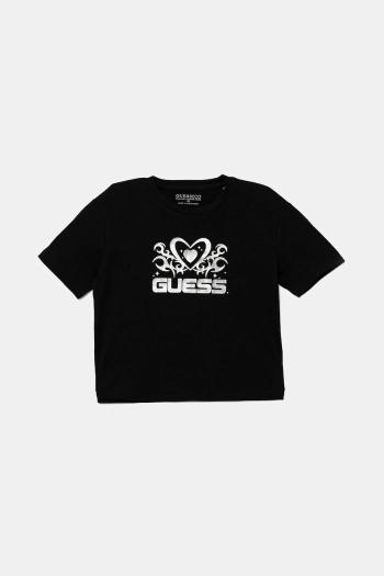 Detské tričko Guess čierna farba, J5YI02 K6YW4