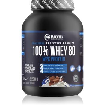 Maxxwin 100% Whey 80 Protein syrovátkový protein v prášku příchuť Chocolate 2200 g