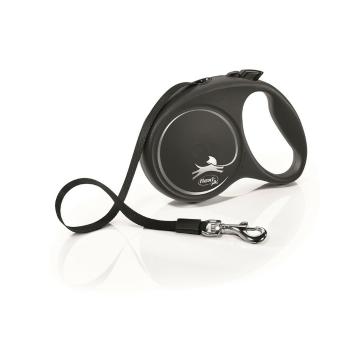 Flexi Samonavíjacie vodítko Black Design L, 5 m, 50 kg