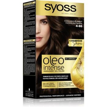 Syoss Oleo Intense Culoare permanenta pentru par cu ulei culoare 4-86 Chocolate Brown 1 buc