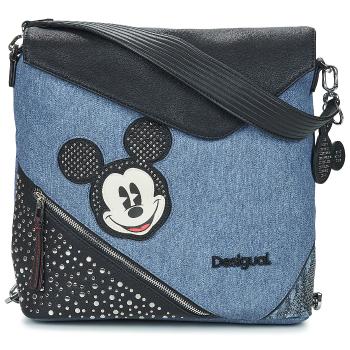 Desigual  BACK MICKEY DENIM EDGE JERSEY MAXI PU  Ruksaky a batohy Modrá