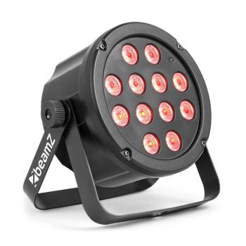 Beamz SlimPar 35, LED reflektor, 12 x 3 W 3 v 1 RGB LEDky, DMX/Standalone, čierny