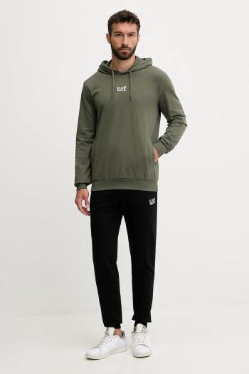 Bavlnená tepláková súprava EA7 Emporio Armani tmavomodrá farba, PJVRZ.8NPV64