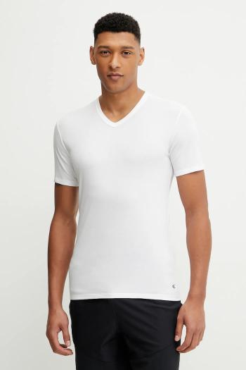 Tričko Calvin Klein Underwear 3-pak pánske, čierna farba, jednofarebné, LV00NB4186