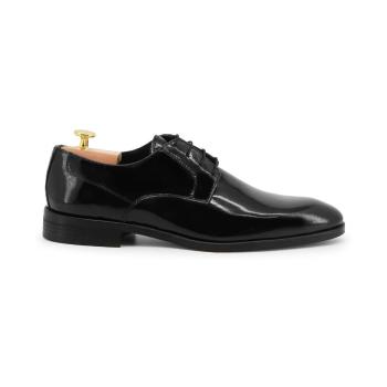 Duca Di Morrone  Filiberto - Leather Black  Nízka obuv do mesta Čierna