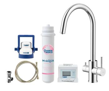 Kielle Kielle - Wimeo Drezová batéria vrátane filtrácie, chróm 10525SFI30