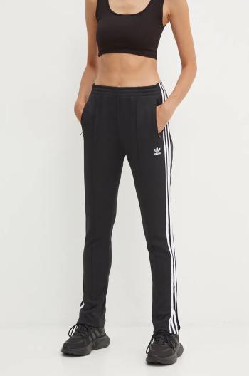 Tepláky adidas Originals čierna farba, vzorované