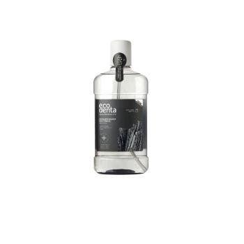 ECODENTA Extra bieliaca ústna voda s čiernym dreveným uhlím 500 ml
