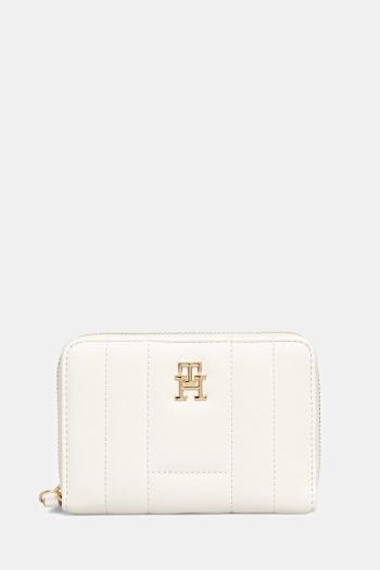 Peňaženka Tommy Hilfiger dámska, béžová farba, AW0AW17476