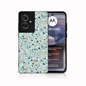 MY ART Ochranný kryt pre Motorola Moto G55 5G BLUE TERRAZZO (164)