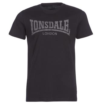 Lonsdale  LOGO KAI  Tričká s krátkym rukávom Čierna