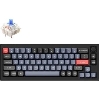 Keychron Q2 TKL QMK Gateron G PRO Hot-Swappable Blue Switch – US, čierna (Q2-M2)