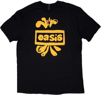 Oasis Tričko Drawn Logo Unisex Black S