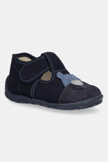 Detské papuče Froddo CLASSIC SLIPPERS tmavomodrá farba, G1700410