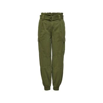 Only  Pants Saige Cargo - Olive Drab  Nohavice Zelená