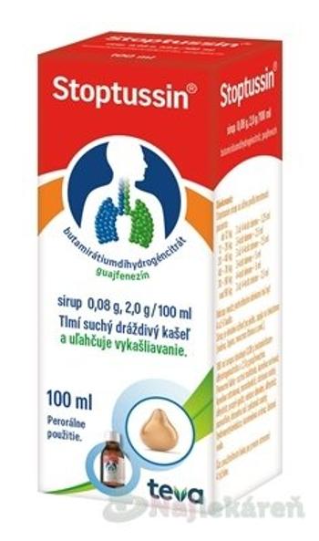 Stoptussin sirup na dráždivý kašeľ 100 ml